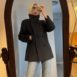 Women's Double-Breasted wool Coat